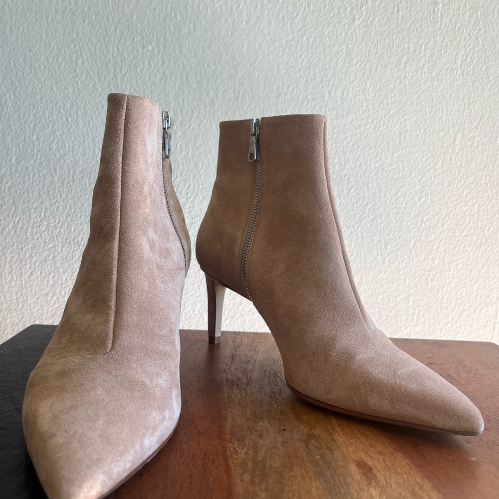 rag & bone Tan Suede Heeled Boots